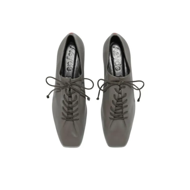 Aeyde Isla Casual Single Shoes Women's Concrete Gray-2