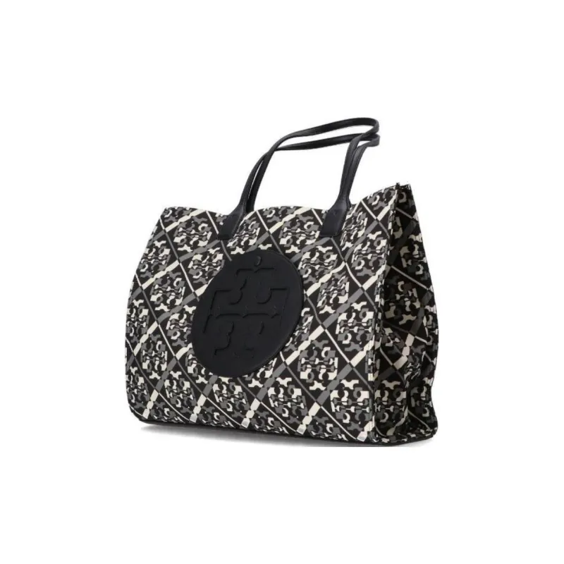 TORY BURCH Nylon Tote Bag, Shopping Bag, Shoulder Bag Women's Black-1