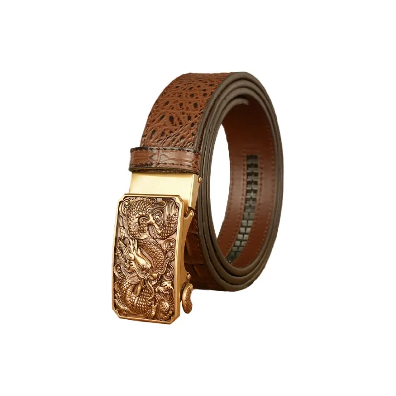 JKEM Alloy Leather Belts Unisex 4cm-11