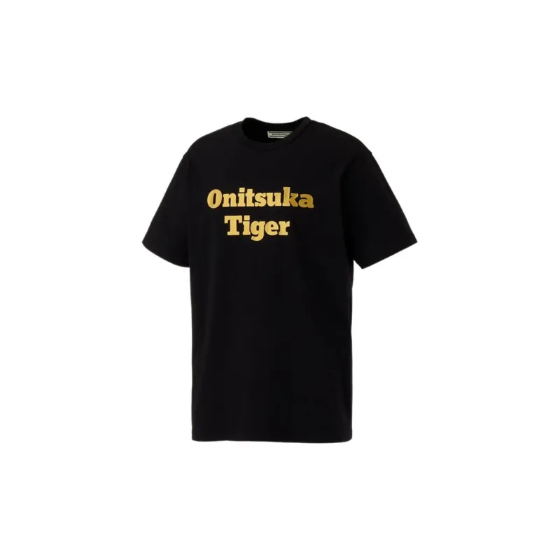 Onitsuka Tiger T Shirt Unisex Black-2