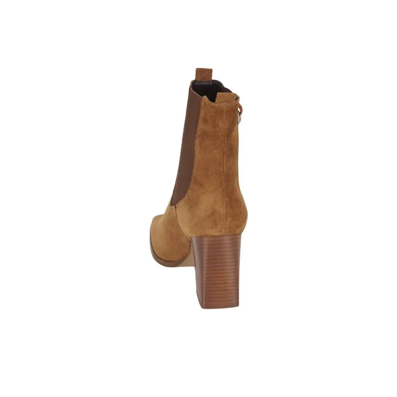 JB MARTIN Palma Short Chelsea Boots 8cm Women's Brown-4