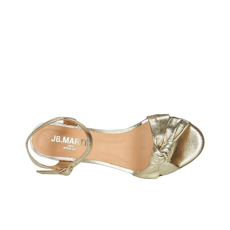 JB MARTIN Latino Strap Sandals 9cm Women's Gold-5