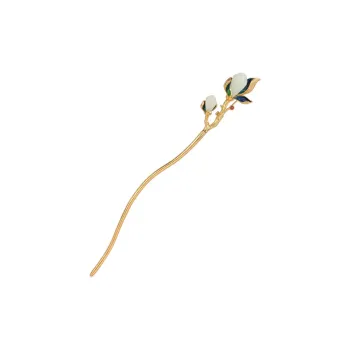 Royal Heaven's Choice Hairpins Pale Greenish White Jade Unisex