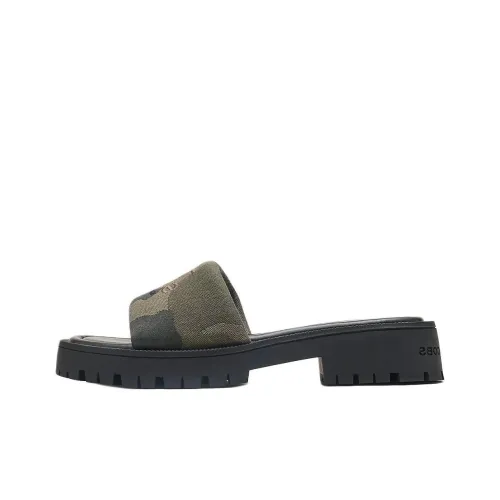 MARC JACOBS Slide Slippers Women's Green