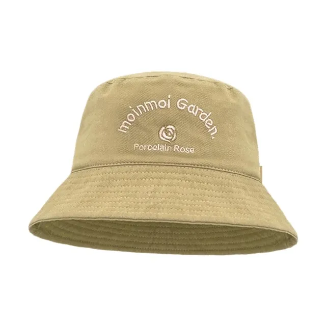 SLEEPYWALK Cotton Bucket Hats Unisex-3
