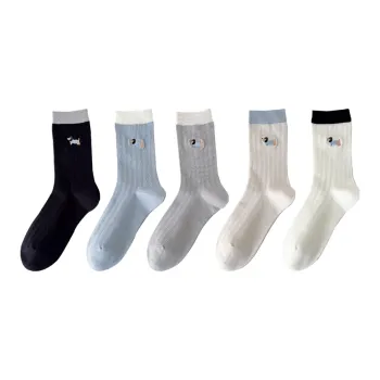 Cotton Gene Mid Calf Socks Women's Combo Set