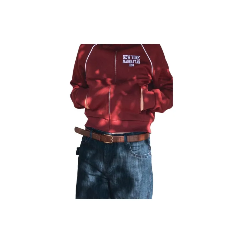 ZARA Sweatshirt Women's Burgundy-3