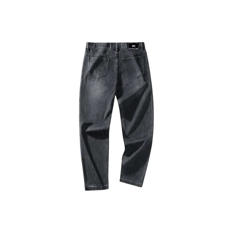FAIRWHALE Jeans Men Black 001-1