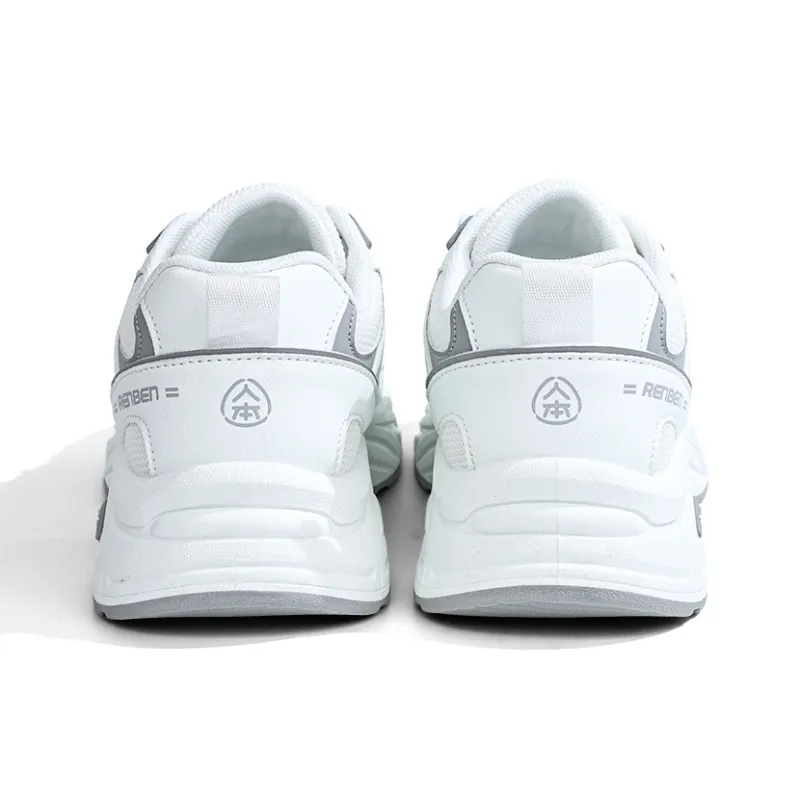 RENBEN Cushioning Height Increasing Wear-Resistant Low-Top Chunky Sneakers Women's-9