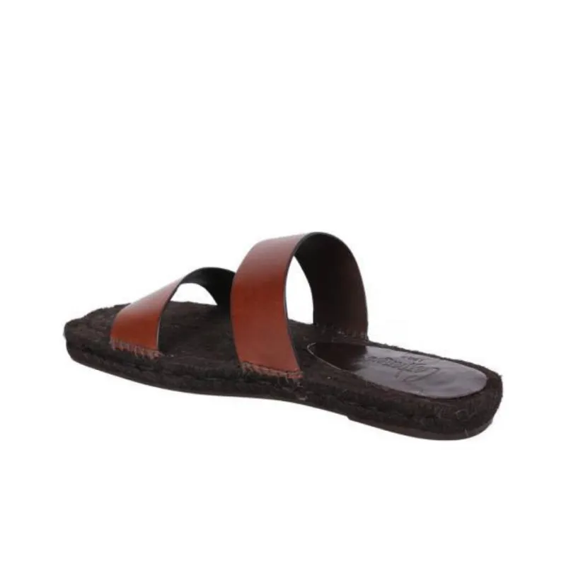 Castañer Kim Double Strap Square Toe Slides-2