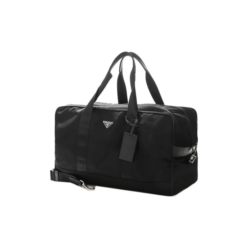 PRADA Nylon Shoulder Bag Crossbody Bag Handbag Travel Bag Men's Black-2