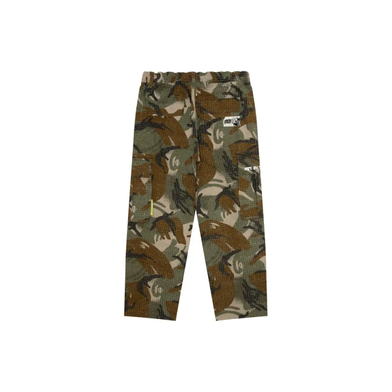 Aape Camouflage print Trousers-1