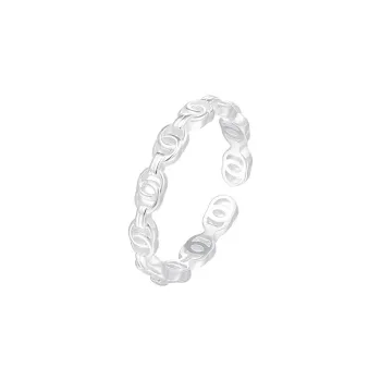 Heart Grass S925 Silver Rings Women's