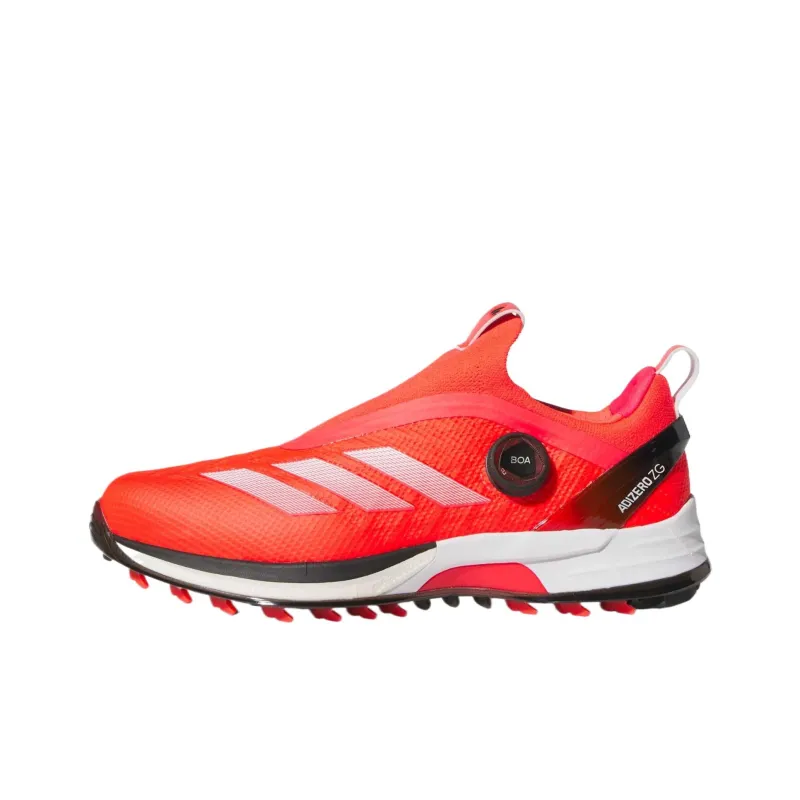 Adidas Adizero Cushioning, Wear Resistant Low Top Golf Shoes Men's Red-0