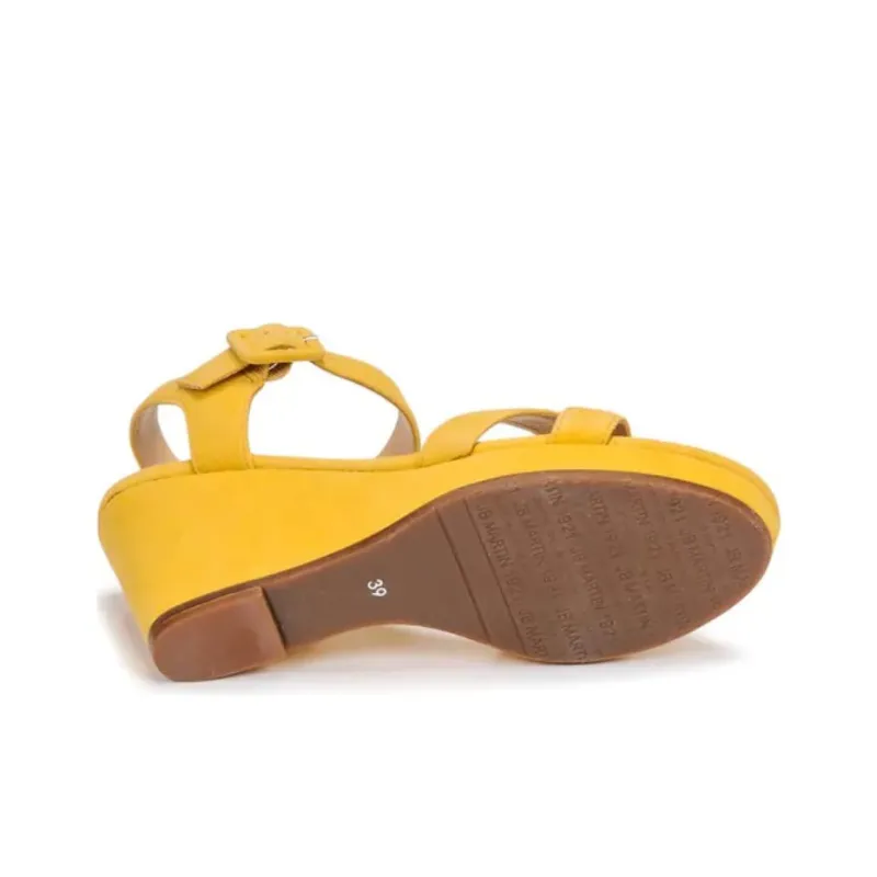 JB MARTIN Querida Strap Sandals Women's Yellow-6