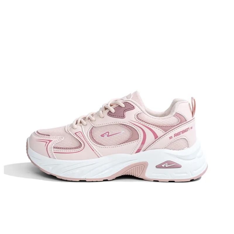 RENBEN Cushioning Height Increasing Wear-Resistant Low-Top Chunky Sneakers Women's-10