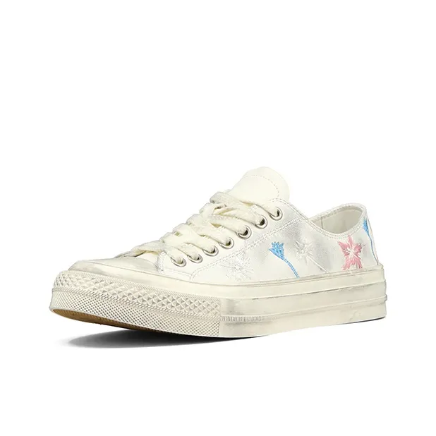 ZSBELLA Anti-Slip And Wear-Resistant Lightweight Low-Top Canvas Shoes Women's-1
