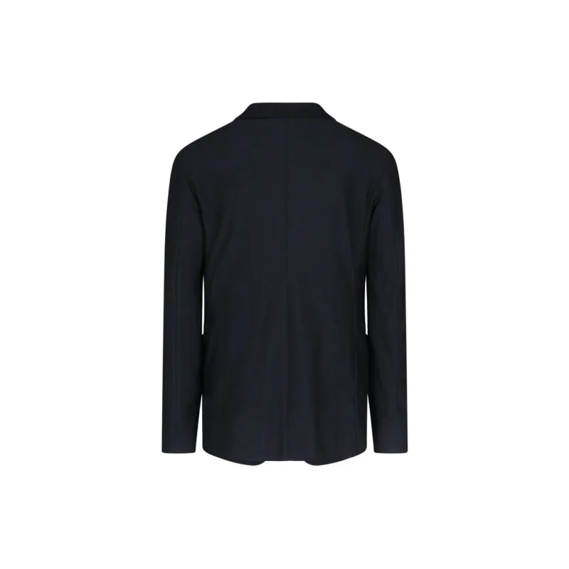GIORGIO ARMANI Single Breasted Straight Hem Blazer-1
