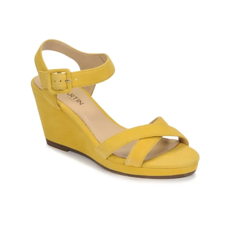 JB MARTIN Querida Strap Sandals Women's Yellow-2