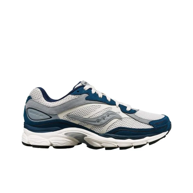 Saucony Anti Slip Wear Resistant Low Top Casual Running Shoes Unisex White Blue-2