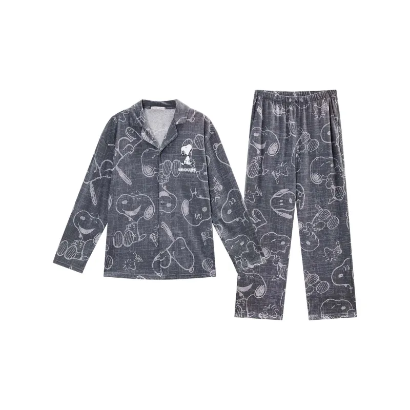 GUKOO Pajama Set Men's Mist Gray-0