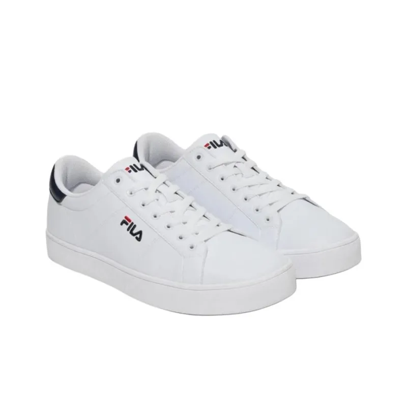 FILA Court Deluxe Slip Resistant Cushioning Wear Resistant Breathable Low Top Skateboard Shoes Unisex White-3