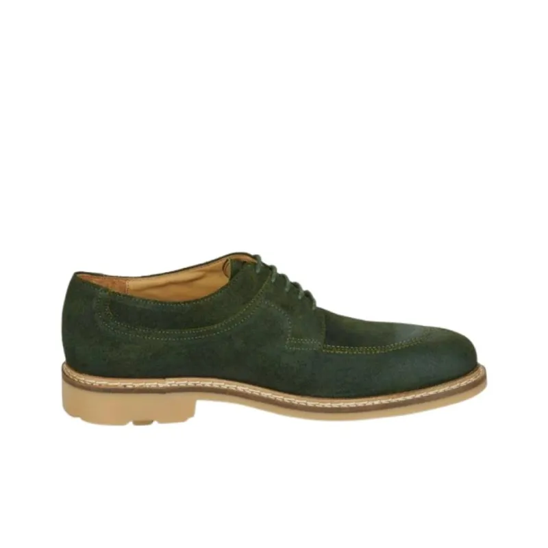 PELLET Dress Shoes Men Low Top Green-1
