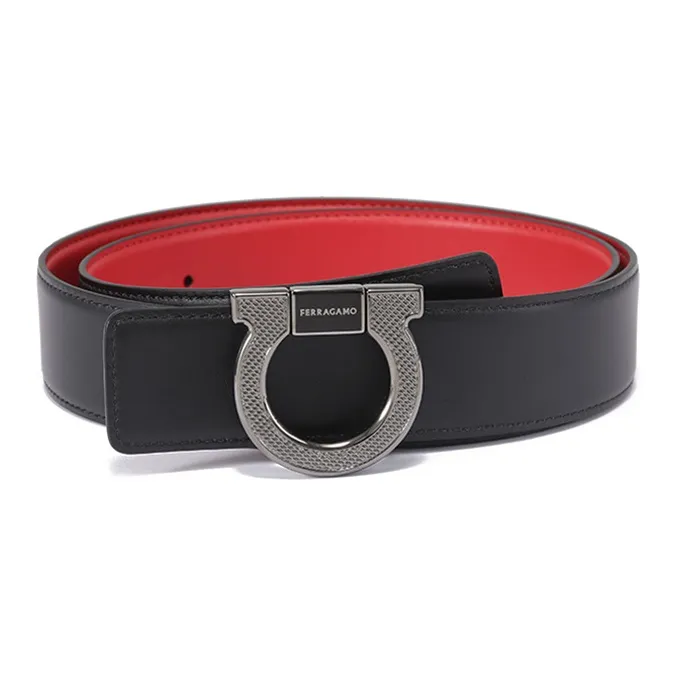 Ferragamo Reversible Gancini Belt-0
