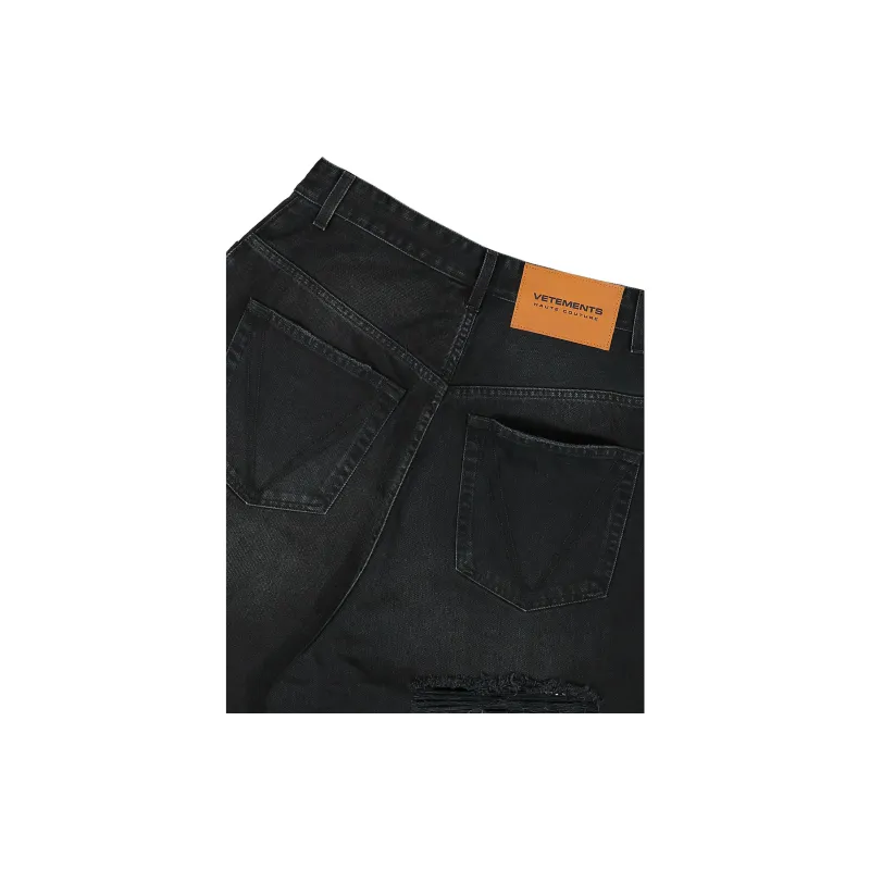 Vetements Ripped Big Shape Jeans-4