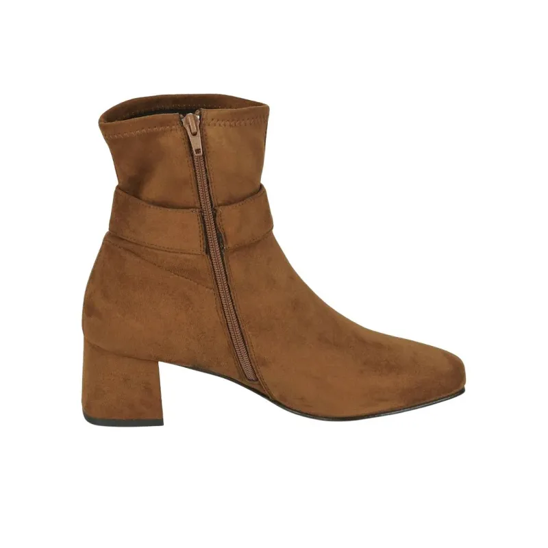JB MARTIN Adorable Ankle Boots 5cm Women's Brown-1