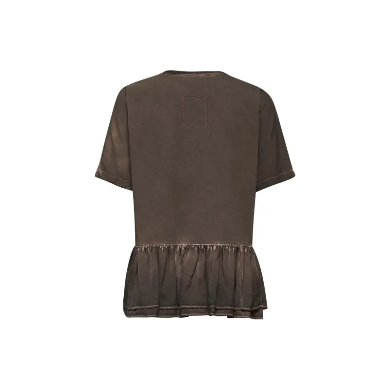 UMA WANG Todi Crewneck Flared T Shirt-1