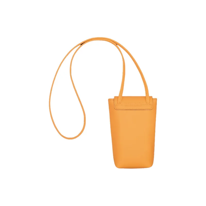 LONGCHAMP Le Pliage Xtra Cow Leather Shoulder Bag, Crossbody Bag, Cell Phone Pouch Women's Apricot-3