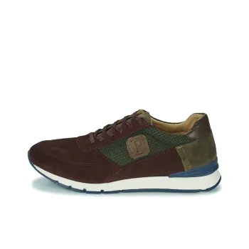 PELLET MALO Slip Resistant Low Top Casual Shoes Men's Green Brown