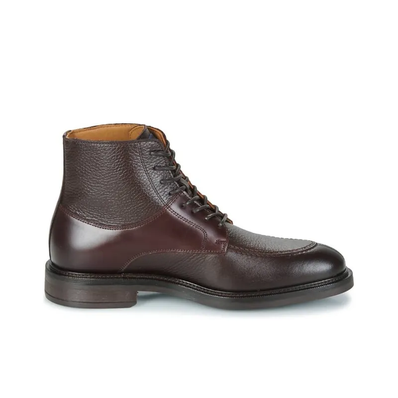 PELLET BASTIEN Ankle Boots 3cm Men's Chocolate-1