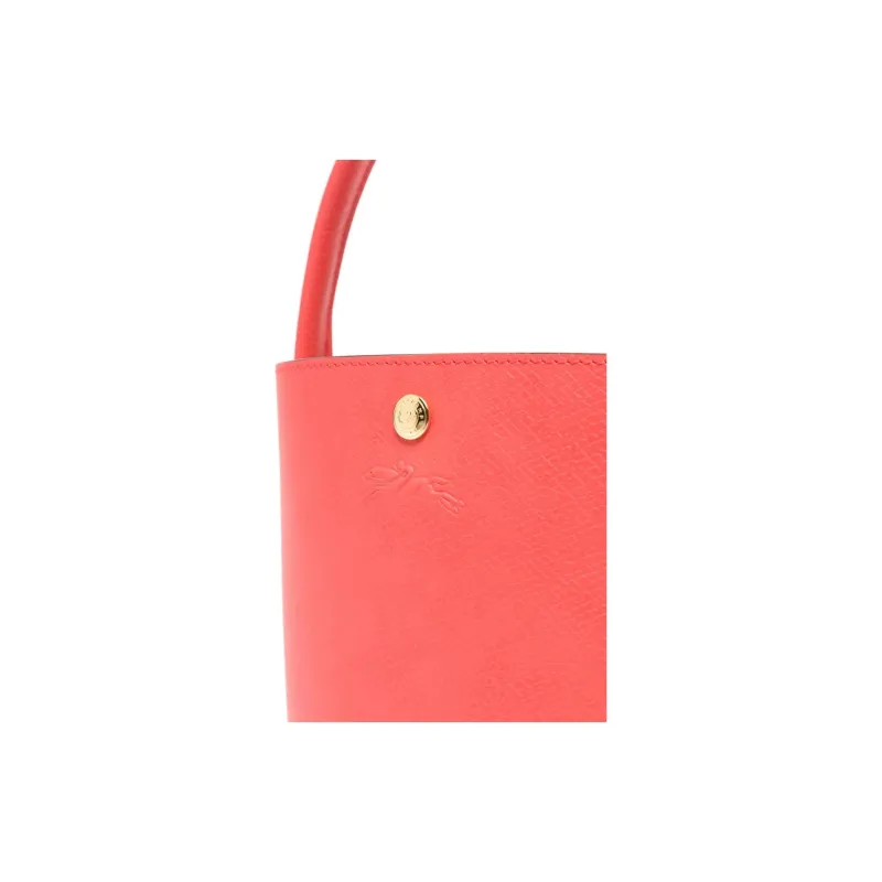 LONGCHAMP Épure Logo Embossed Small Bucket Bag-3