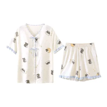 JINGYUN Deep Pajama 70 Pajama Set Women's Cloud Light White