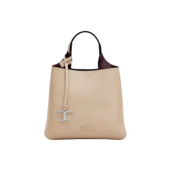 TOD'S Timeless Logo Plaque Tote Bag