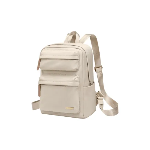 GOLF Fabric Backpack Regular Women's Apricot/Black