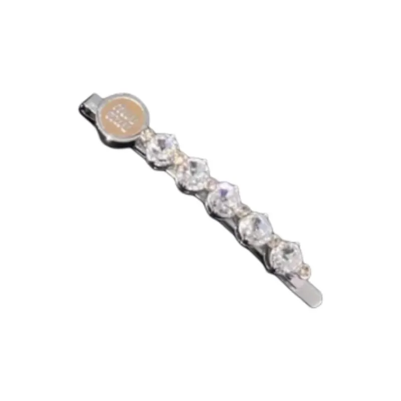 MIU MIU Enamel, Synthetic Crystal Hair Clips Women's White-1
