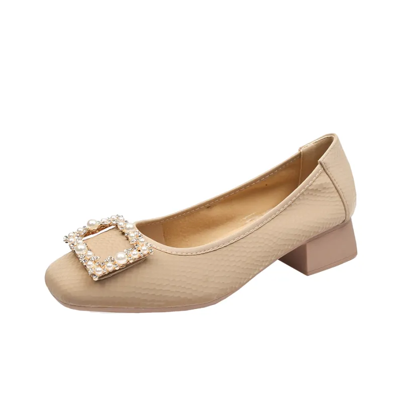Pounise Chunky Heel High Heels Women's-10