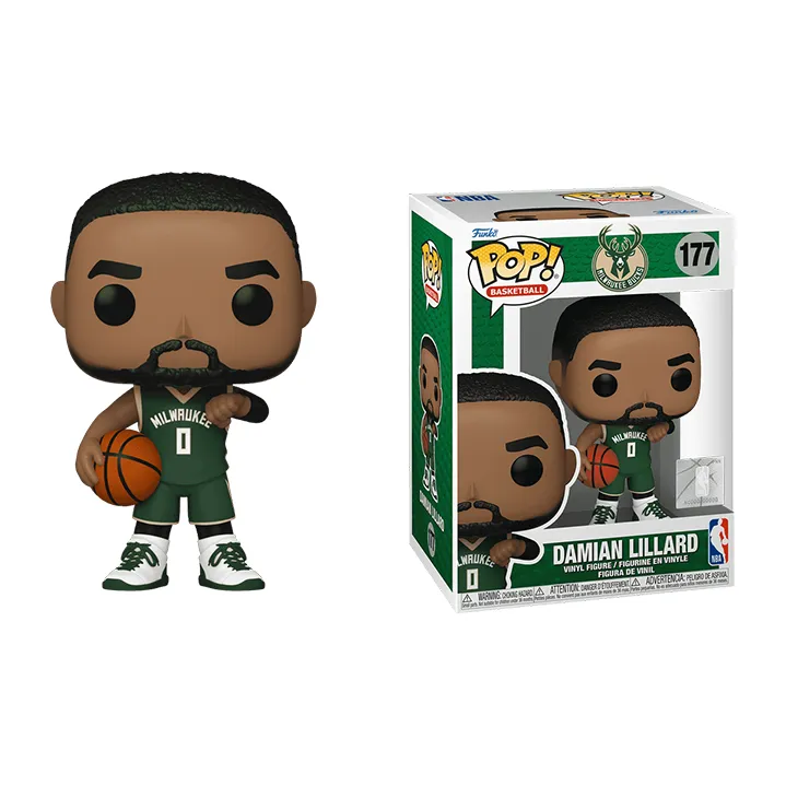 Funko Bucks' Damian Lillard Chibi Figures-2