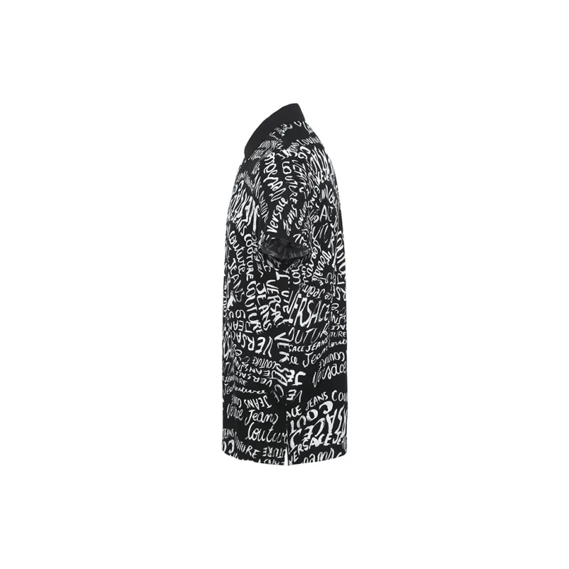 VERSACE JEANS COUTURE Logo print Polo Shirt-2