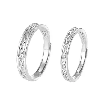CHIC ZONE 999 Fine Silver Rings Unisex