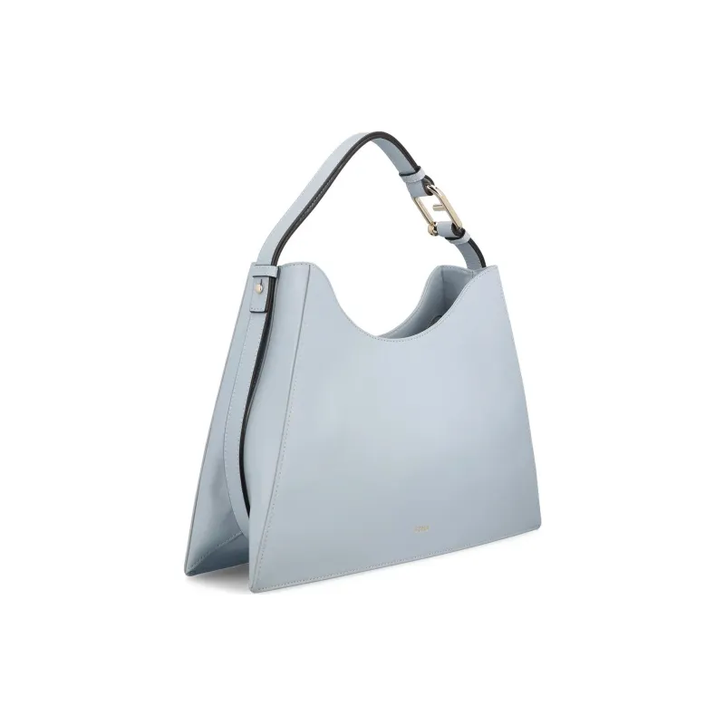 Furla Calfskin Shoulder Bag Women's Light Blue-1