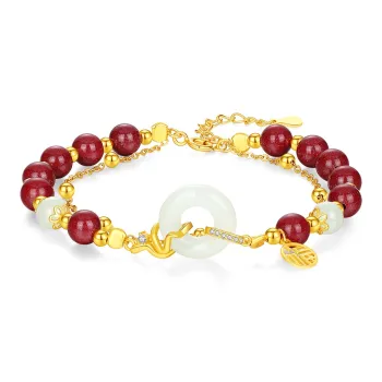 Olampe Hetian Jade Bracelets White Jade/Pale Greenish White Jade Women's