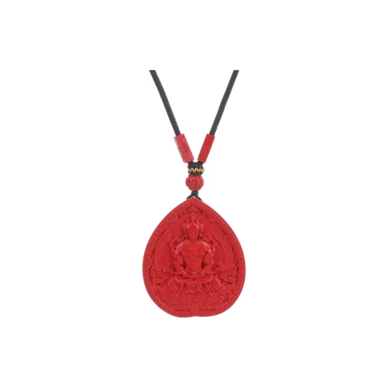 YANXIANGYUAN Cinnabar Jade Pendants Unisex-0