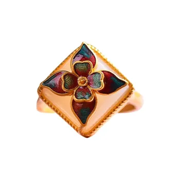 Jade Ink Love Rings White Jade Women's