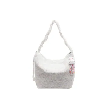 Bistar Galaxy Knitted Fabric Shoulder Bag Regular Unisex White/Pink/Yellow/Light Blue