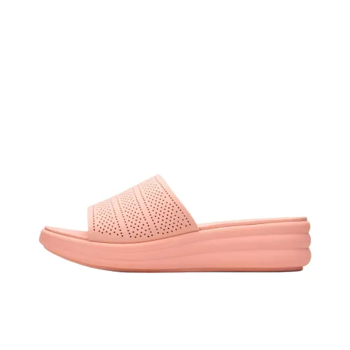 Clarks EVA Abrasion-Resistant Slide Slippers Women's Peach