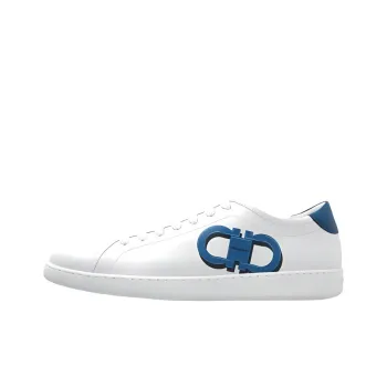 FERRAGAMO Brandy1 Low Top Casual Shoes Men's White